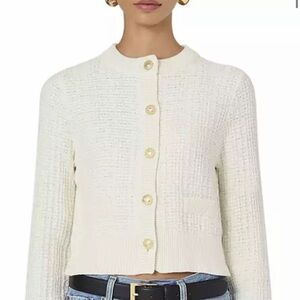 Lurex Tweed Cardigan - French Connection - S